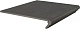 Ступень Kerama Marazzi KM4040G0041NGTF фронтальная Хадду серый темный матовый 34x40.2