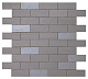 Мозаика Атлас Конкорд Италия Арти/ Arty Charcoal Minibrick 30.5x30.5 9ASH