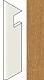 Ступень левая Атлас Конкорд Италия Эксенс/ Exence Amber Battiscopa Sag.Sx AMBH 7.2x30