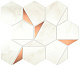 Мозаика Атлас Конкорд Италия Марвел Шайн/ Marvel Shine Calacatta Delicato Gold Hex Shiny 25.1x29 A4WT