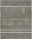 Панно Kerama Marazzi KMP3STA004RN6X Панно Мажорель серый глянцевый из 6 частей 28.5x36