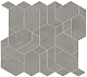 Мозаика Атлас Конкорд Италия Буст/ Boost Grey Mosaico Shapes 31x33.5 AN65