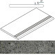 Ступень закругленная угловая правая Италон Дженезис X2 Grey 30x60