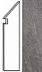 Ступень правая Атлас Конкорд Италия Брэйв/ Brave Grey Battiscopa Sag. Dx A1JM 7.2x30