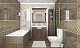 Мозаика плитка Laparet Royal кофейная 20x60 см глянцевая керамическая