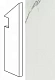 Ступень правая Атлас Конкорд Италия Марвел/ Marvel Calacatta Battiscopa Sag.Dx ASNC 7.2x30