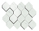 Мозаика Атлас Конкорд Италия Марвел Стоун/ Marvel Stone Carrara Pure Mosaico Esagono 3D 28.2x35.3 AS4A