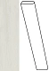 Плинтус Атлас Конкорд Италия Marvel Bianco Dolomite Battiscopa Matt ATDT 7.2x60