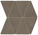 Мозаика Атлас Конкорд Италия Буст Натурал/ Boost Natural Umber Mosaico Rhombus A7CQ 33.8x36.7