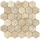 Декор Атлас Конкорд Италия Аикс/ Aix Blanc Tumbled Honeycomb 30x31 A0UA