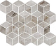 Декор Kerama Marazzi T017\14023 Джардини беж светлый мозаичный обрезной 37,5x45