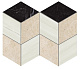 Мозаика Атлас Конкорд Италия Марвел Стоун/ Marvel Stone Mosaico Esagono Geo Warm Lappato 25.4x35.2 AS2M