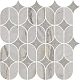 Декор Kerama Marazzi KMD2HID004BR Ифран наборный серый светлый глянцевый обрезной 30x32.5