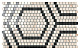 Мозаика Атлас Конкорд Италия Марвел Про/ Marvel Pro Honeycomb Warm Mosaico Lappato 30x49 ADVB