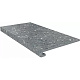 Ступень клееная SG632820R\GCF Терраццо серый темный 33х60