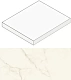 Ступень угловая Атлас Конкорд Италия Marvel Calacatta Apuano Scalino Angolare Lappato AGJN 37.5x37.5