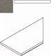 Бортик Италон Дискавер/ Discover X2 Фумэ закругленный правый правый 30x60