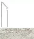 Ступень правая Атлас Конкорд Италия Клиф/ Klif White Battiscopa Sag.Dx. AN4H 7.2x30
