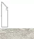Ступень левая Атлас Конкорд Италия Клиф/ Klif White Battiscopa Sag.Sx AN4L 7.2x30