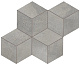 Мозаика Атлас Конкорд Италия Блейз/ Blaze Aluminium Esagono Matte 35.2x30.5 A0UO