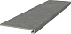 Ступень Kerama Marazzi KM6012G0161RGCF фронтальная клееная Касабланка HP серый темный матовый обрезной 33x119.5