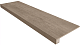 Комплект Estima CW02 Classic Wood Dark Grey (Ступень 33x120 непол. прямоугол. бортик без насечек + Подступенок 14,5x120)