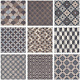 Керамогранит Kerama Marazzi SG1577N Карнаби-стрит орнамент 20x20