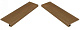 Ступень угловая левая Италон Элемент Вуд/ Element Wood Mogano 33x120