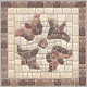 Вставка Kerama Marazzi HGD\A240\SG1544L Пантеон лаппатированная 9,6x9,6