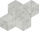 Мозаика Атлас Конкорд Италия Марвел Икс/ Marvel X Grey Cloud Esagono Silk 30x35 AF8O