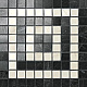 Мозаика Атлас Конкорд Италия Марвел Про/ Marvel Pro Noir/Cremo Angolo Mosaico 18.5x18.5 ADRI
