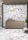 Керамогранит СтароСлэбс Arabescato Oscuro Soft Satin 120x120 белый