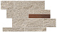Мозаика Атлас Конкорд Италия Норде/ Norde Platino Brick Corten Matte 27.8x39 A598