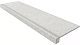 Комплект Estima CM01 Cosmos Grey (Ступень 33x120 непол. прямоугол. бортик с насечками + Подступенок 14,5x120)
