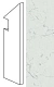 Ступень правая Атлас Конкорд Италия Marvel Carrara Pure Battiscopa Sag. Dx ATER 7.2x30