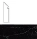Ступень правая Атлас Конкорд Италия Marvel Black Atlantis Battiscopa Sag Dx AOWO 7.2x30