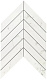 Мозаика Атлас Конкорд Италия Марвел Стоун/ Marvel Stone Carrara Pure Chevron Wall 25x30.5 9SCA