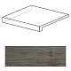 Ступень угловая левая Атлас Конкорд Италия Акси/ Axi Grey Timber Scalino Angolare Sx ANL4 22.5x22.5