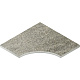 Бортик угловой закругленный Нордика Х2/ Nordica X2 Silver 60x60