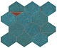 Мозаика Атлас Конкорд Италия Блейз/ Blaze Verdigris Nest 29.4x25.8 9BNV