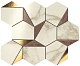 Мозаика Атлас Конкорд Италия Марвел Эдж/ Marvel Edge Brown Calacatta Gold Hex 25.1x29 9EHB