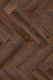 Кварцвиниловая плитка Aqua Floor Паркет клеевой/ Parquet Glue AF2520PG 610x122 Сосна Темный замковый кварц винил напольный