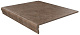Ступень Kerama Marazzi SG158200R\GR фронтальная Фаральони коричневый 34x40,2