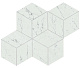 Мозаика Атлас Конкорд Италия Марвел Стоун/ Marvel Stone Carrara Pure Mosaico Esagono Lappato 30x35 AS2J