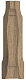 Уголок Kerama Marazzi SG7324\AGI внутренний Тровазо бежевый матовый 2.4x8