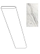 Плинтус Атлас Конкорд Италия Marvel Statuario Select Battiscopa Lapp. ADV9 7.2x60