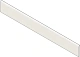 Плинтус Атлас Конкорд 610130007542 Ринашенте Резин/ Rinascente Resin White Battiscopa 7,2x80