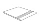 Ступень Grasaro Grunge Light Grey 40x40 G-60/M/st01/400x400x8