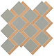 Мозаика Атлас Конкорд Италия Нид/ Nid Natural Mosaico Domino 29.7x30.6 AAOJ