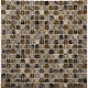 Мозаика NSmosaic No-233 стекло камень коричневый 30.5x30.5